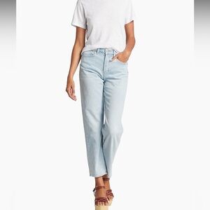 Veronica Beard Blake High-Rise Stretch Straight-Leg Jeans